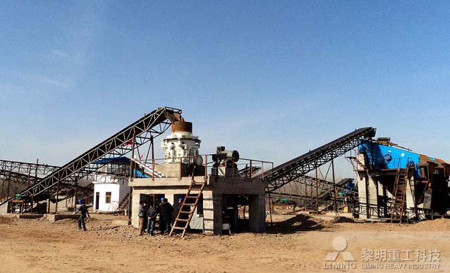 新疆某玄武岩碎石生产线