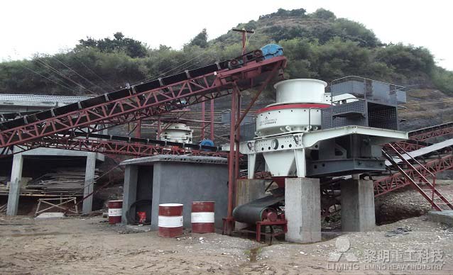 新疆河卵石制砂生产线